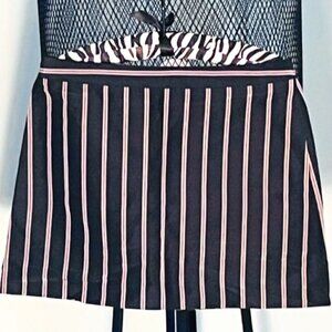 DKNY MINI BLACK STRIPPED SKIRT NEW WITHOUT TAGS SZ 6